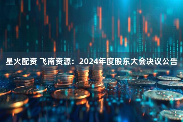 星火配资 飞南资源：2024年度股东大会决议公告